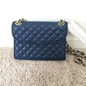 NWT Rebecca Minkoff Mini Quilted Affair Bag navy